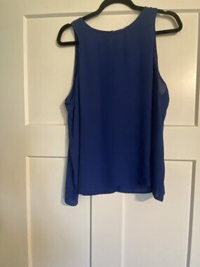 Chelsea 28 Sleeveless Tunic Style Top - Royal Blue - Sz L